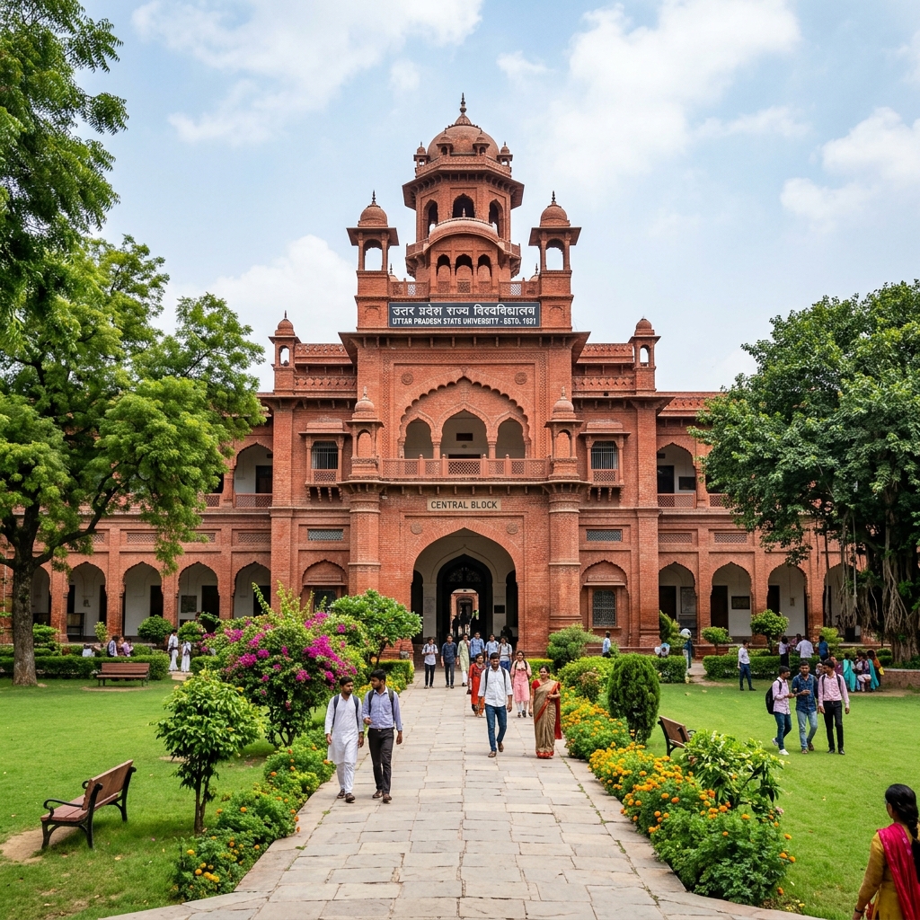Uttar Pradesh Colleges Illustration